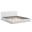 Lit plateforme tapissier avec base en bois massif Wirae-128707986