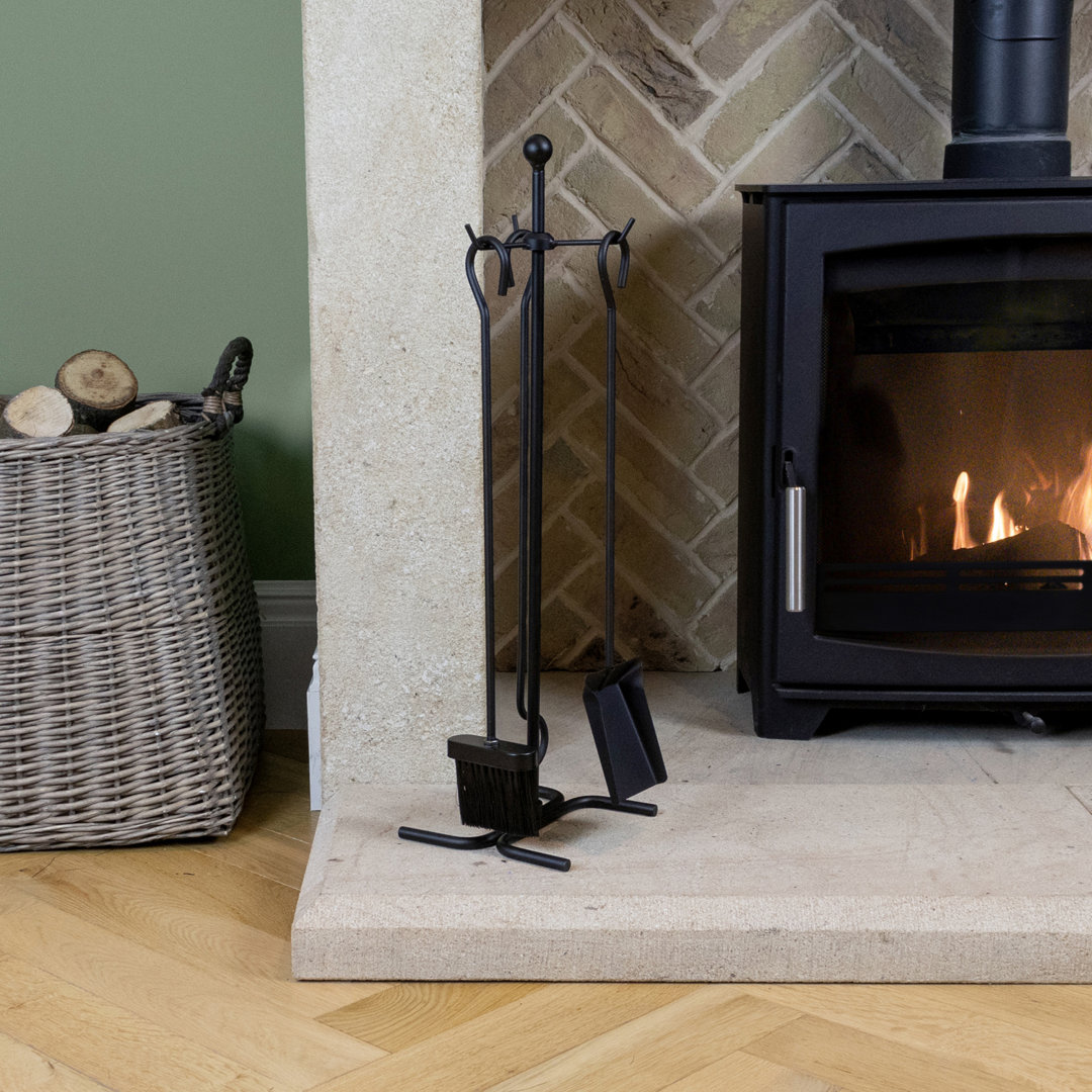 Steel Fireplace Tool Set