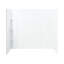60" W x 72" H Frameless Rectangle Sliding Tub & Shower Kit with Towel Bar and Base Included-566662018