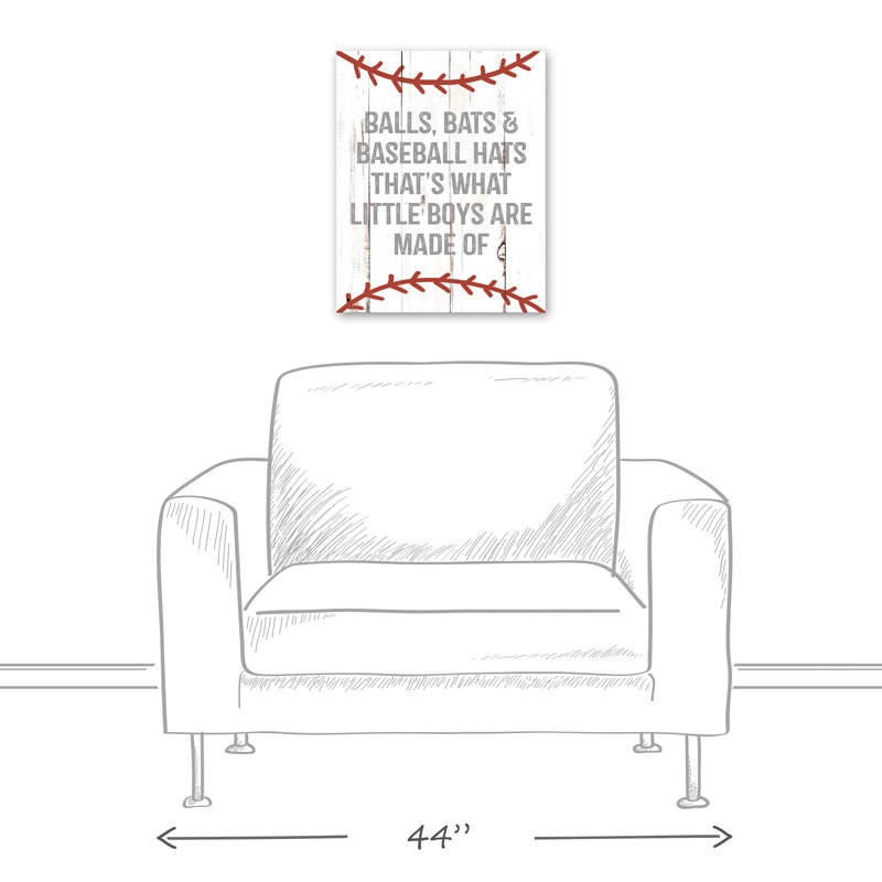 Text & Numbers, 20" H x 16" W x 1.25" D