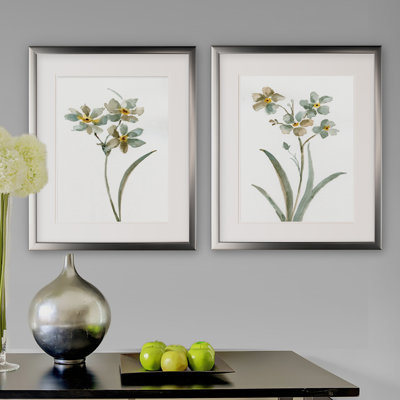 " Neutral Botanical I " 2 - Pieces