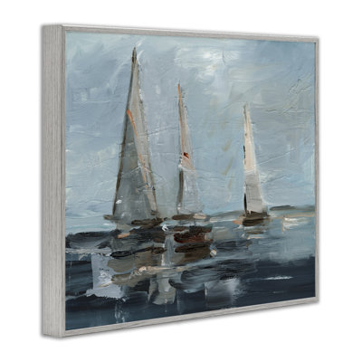  «Moody Sail Sailers», art de la giclée encadrée par Ethan Harper