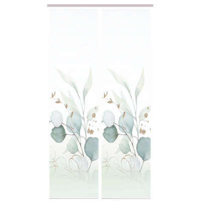Semi Sheer Sliding Panel Pair