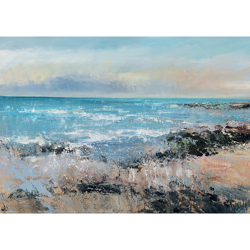 Orange Glow by Scott Naismith - Wrapped Canvas Painting, 60 cm H x 80 cm W x 3.8 cm D