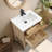 Brodnax 24" Single Bathroom Vanity with Ceramic Top-952980568