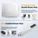 All Metal Rain Shower Head with Handheld Combo Adjustable Extension Arm