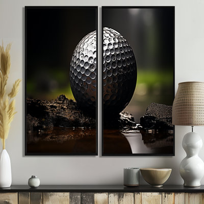 Golfers Focus - Golf Canvas Wall Art