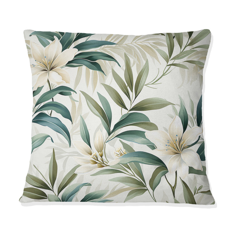 Coussin Serene Botanics, H 16 po x l 16 po