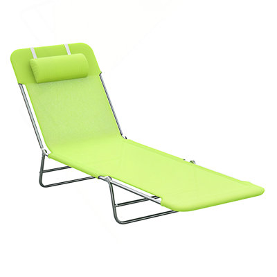 Sun Lounger, Folding Chaise Lounge Pool Chairs