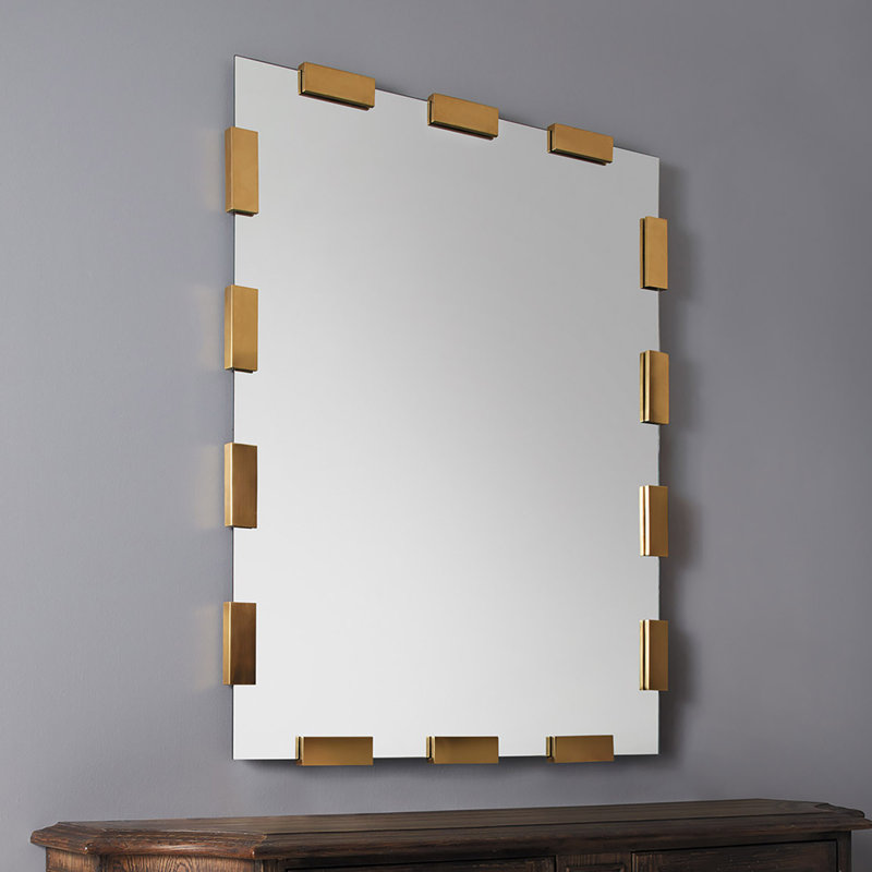 MHX Convex Metal Wall Mirror