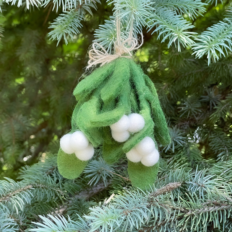 Ensemble de 2 ornements suspendus Mistletoe