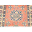 Tapis de zone en laine bleu/rouge 2 pi 2 po x 2 pi 11 po noué la à la main one-of-kind-kazak Annarosa