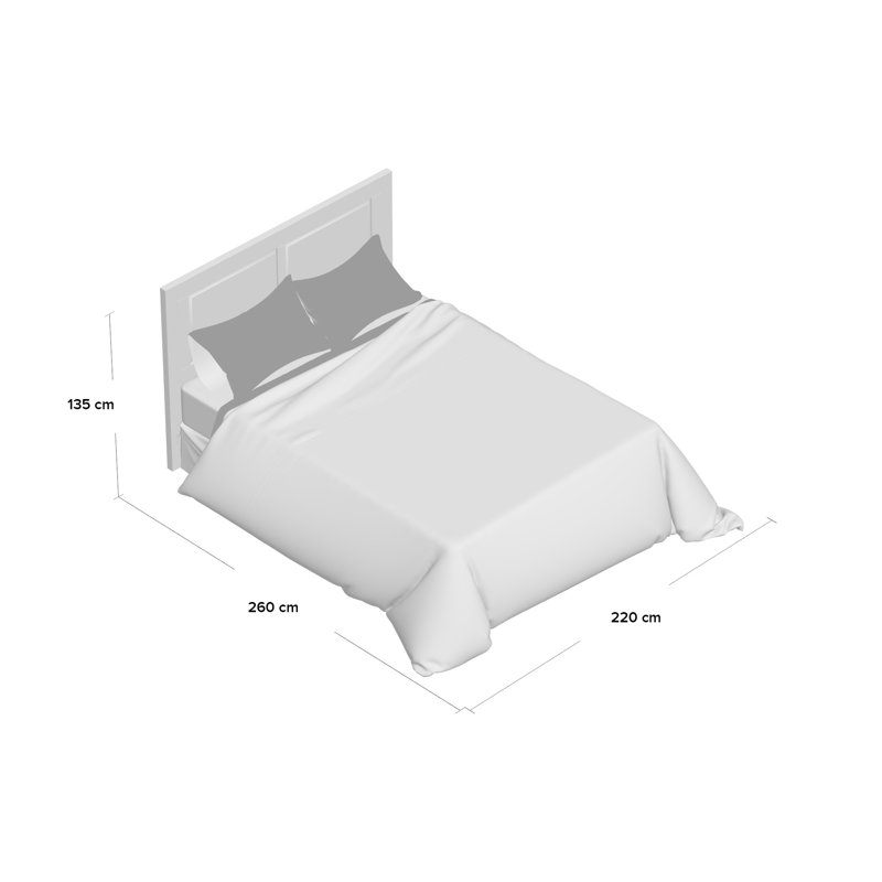 Berkshire Cotton Blend No Pattern Duvet Cover Set with Pillowcases Included, Super King Duvet Cover + 2 Standard Pillowcases