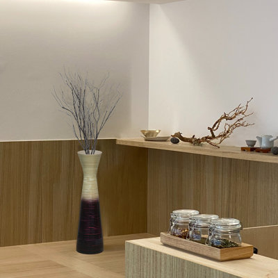 Vase de plancher en bambou 27 po Orren Ellis