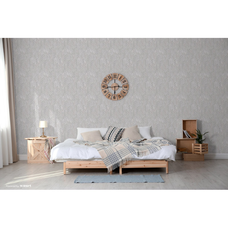 10m x 53cm 3D Embossed Roll, Silver