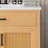 36" Rattan Bathroom Vanity With Ceramic Sink-1907423965