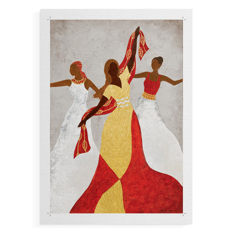 Célébration dorée - impression sur toile seulement - non encadrée, H 36 po x l 24 po
