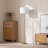 Carmeline 63.5" Traditional Adjustable Floor Lamp with Drum Lampshade-1741331143
