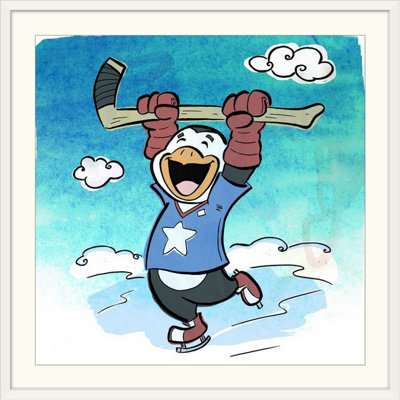 « antarctique hockey goal-sport animaux », impression