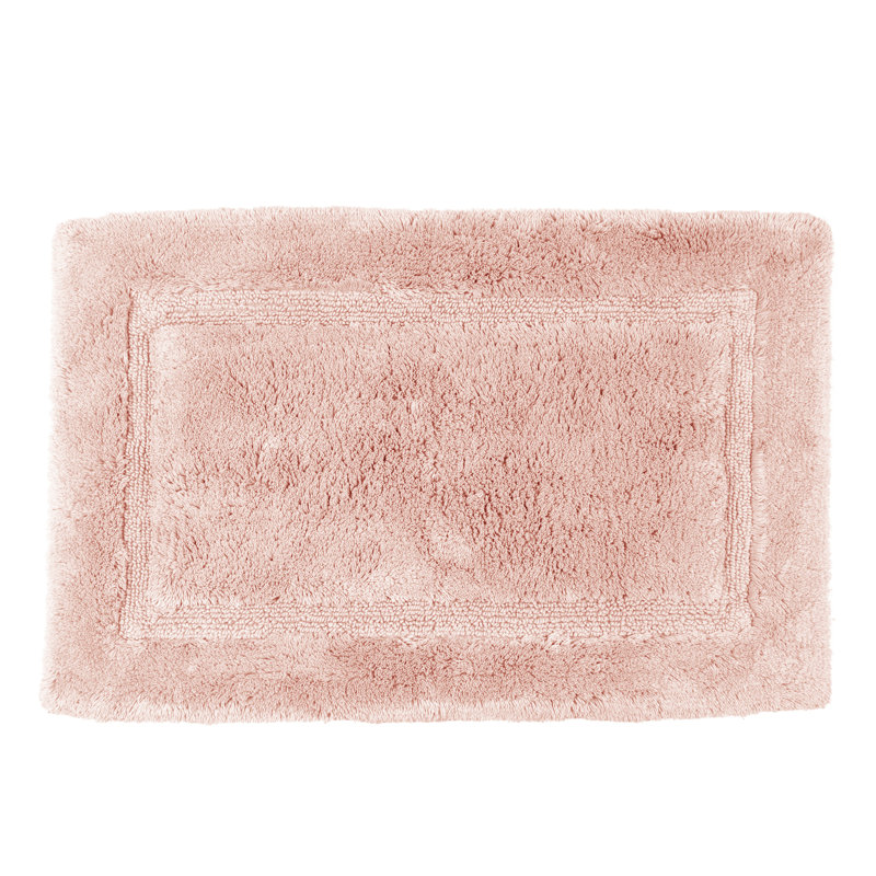 Wahlen Luxury Bamboo Non Slip Bath Mat, Blush