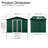 Metal Garden Sheds 8Ftx6ft Outdoor Storage Sheds-118091575