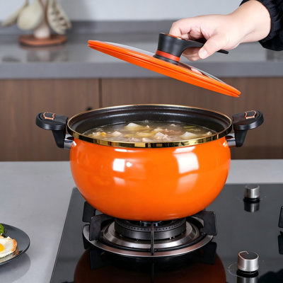 Houshery 7L Cast Iron Soup Pot