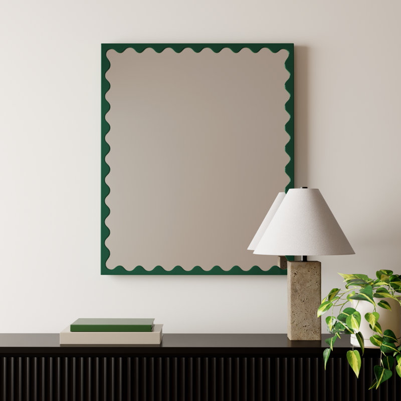 Ailee Rectangle Mirror, Hunter Green