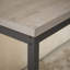 Ensemble de longues tables de bar avec 3 tabourets de bar rembourrés en polyuréthane