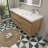 Single Bathroom Vanity with Acrylic Top-1374664428