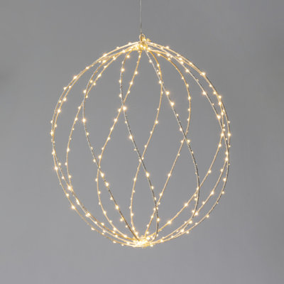Sphère scintillante, blanc, grand