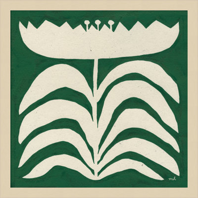 Delighted Floral II Emerald Print