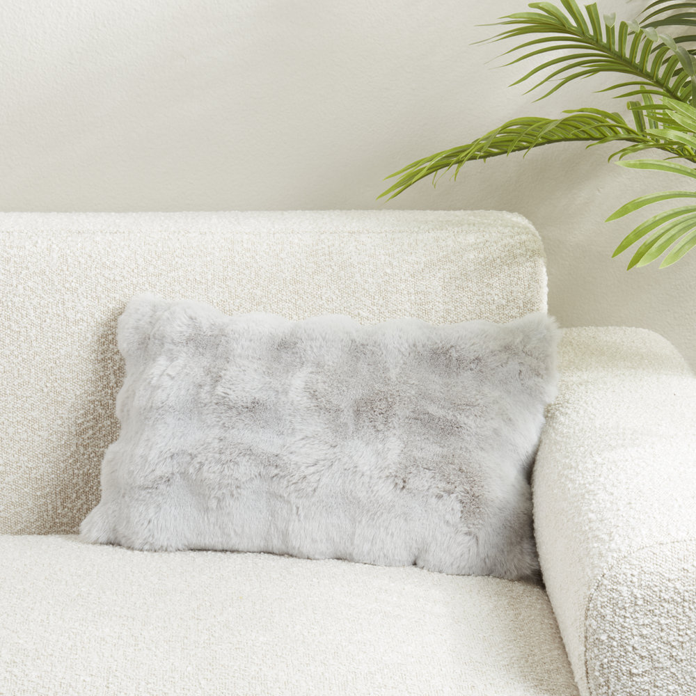 Pillow Cover, Ivory, No Insert, Rectangle 12" H x 20" W