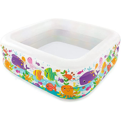 Asriel Plastic Kiddie Pool 50cm H x 160cm W x 160cm L