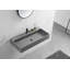 Lavabo de salle de bain mural ou sur comptoir 47 po avec trou de robinet simple-69275323