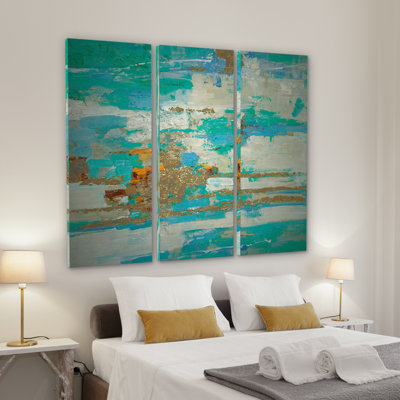 « magique spring ii », image multi-pièces sur toile tendue
