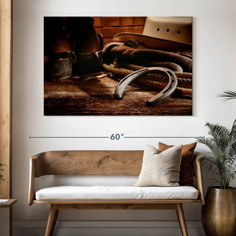 Lelar Western Themed, 34" H x 51" W
