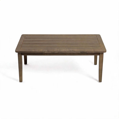 Table basse d'extérieur en bois de teck Marlo