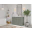 Meuble-lavabo simple autoportant 48 po avec plateau en quartz Alys-93372195