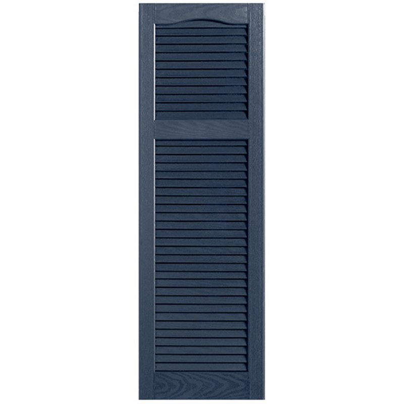 Paire de volets à persiennes style cathédrale, 65 po, Royal, 15 po