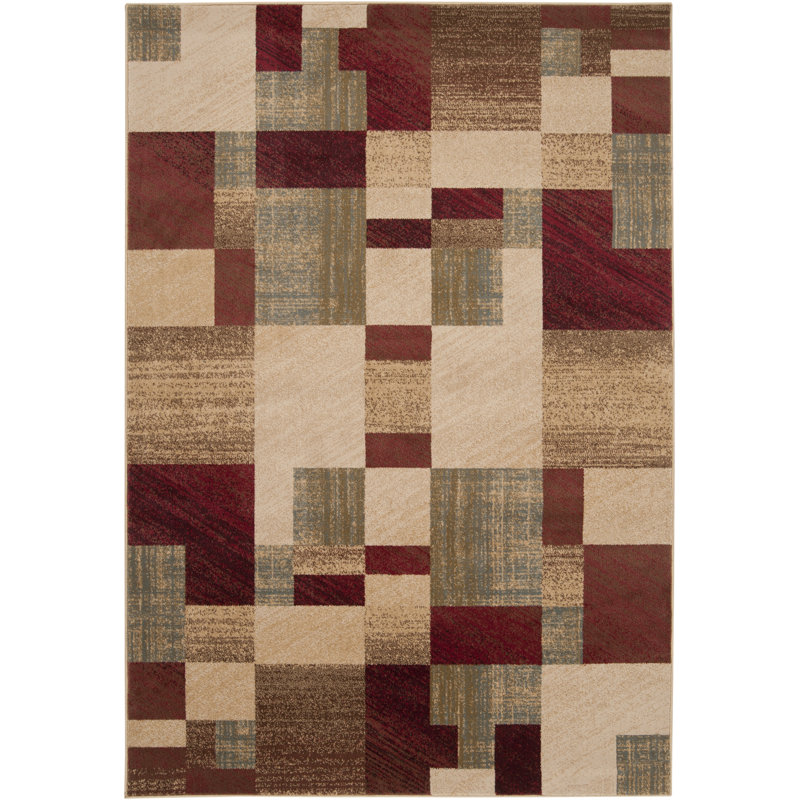Douglasland Geometric Indoor Rug, Round 8'