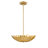 Eclectic 5 Light Gold Leaf Chandelier-873864645-873864644