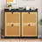Shoe Storage Cabinet with 4 Flip Drawers, Wood Shoe Cabinet with Rattan Doors and Adjustable Shelves-117293169