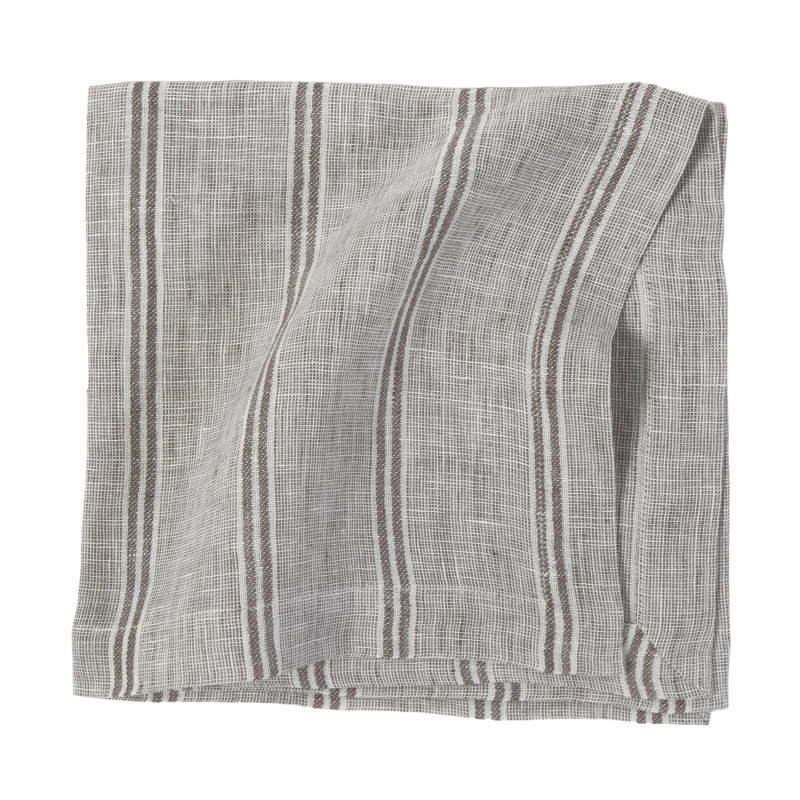Mendocino Linen Square Napkins, Stone