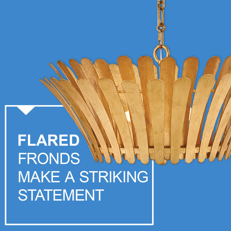 Hinkley Reina Chandelier, Distressed Brass