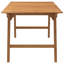 Solid Wood Patio Dining Set Table,
