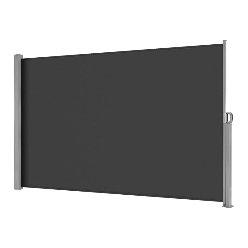 Auvent latéral rétractable en polyester l 137,8 po x P 70,9 po Vivohome