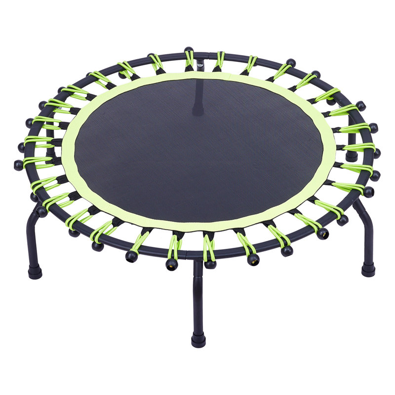 Freeport Park 101cm Round Backyard Trampoline, Black/Green