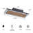 Rectangle Dimmable LED Semi Flush Mount