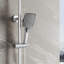 Three-outlet thermostatic shower, gray-1434187411-1434187412
