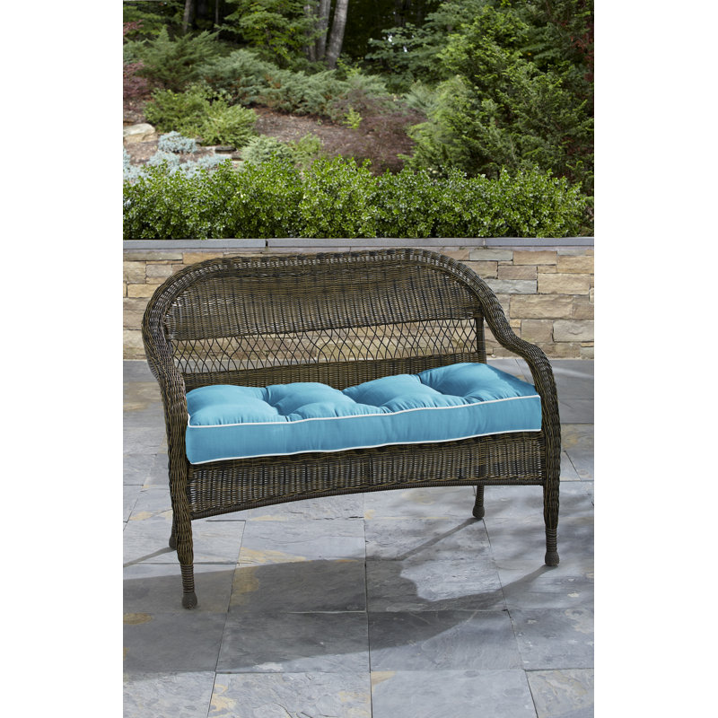 Coussin de causeuse intérieur / extérieur Adelphine, Bleu